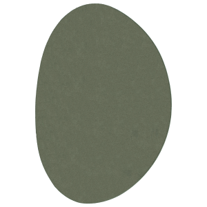 Alfombra HUARTE de pelo corto. suave y lavable Verde Bosque 120x170 cm H