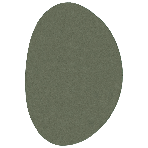 Alfombra 'HUARTE'de Pilas Cortas Suaves y Lavable Verde Bosque 160x230 cm M 2