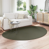 Alfombra 'HUARTE'de Pilas Cortas Suaves y Lavable Verde Bosque 160x230 cm 3