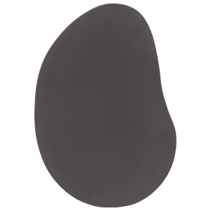 Tapete Cinzento-escuro 100 x 200 cm 100% Poliéster H