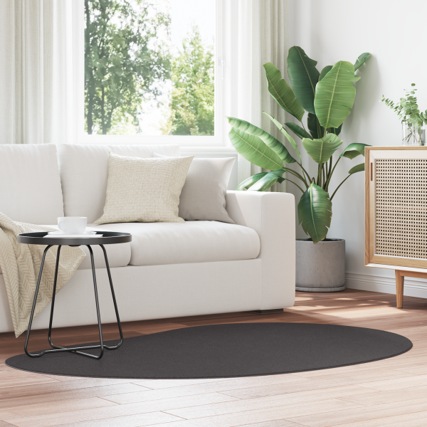 Alfombra Antracita 120x170 cm Antideslizante D