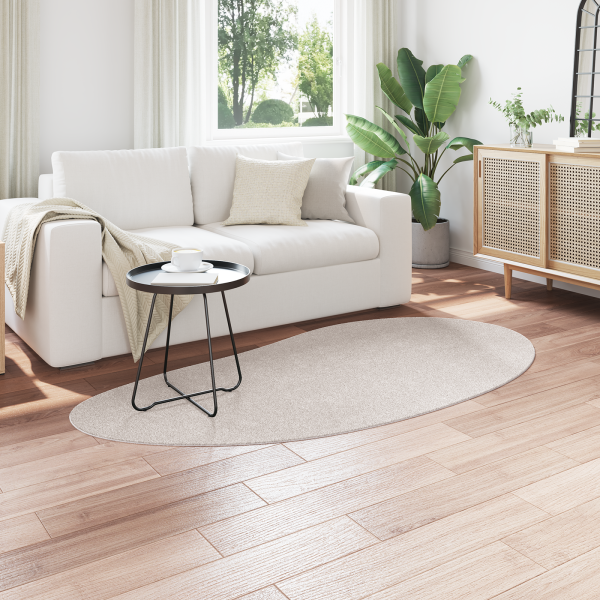 Alfombra de área Arena 100x200 cm Poliéster Antideslizante M 3