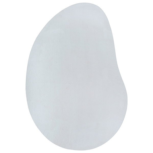 Alfombra Gris 80x150 cm Poliéster Antideslizante M 2