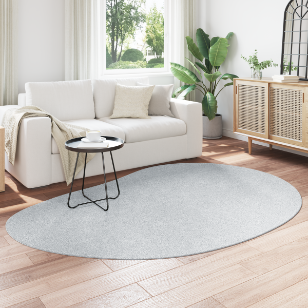 Alfombra HUARTE de pelo corto. suave y lavable en gris 160x230 cm M 3