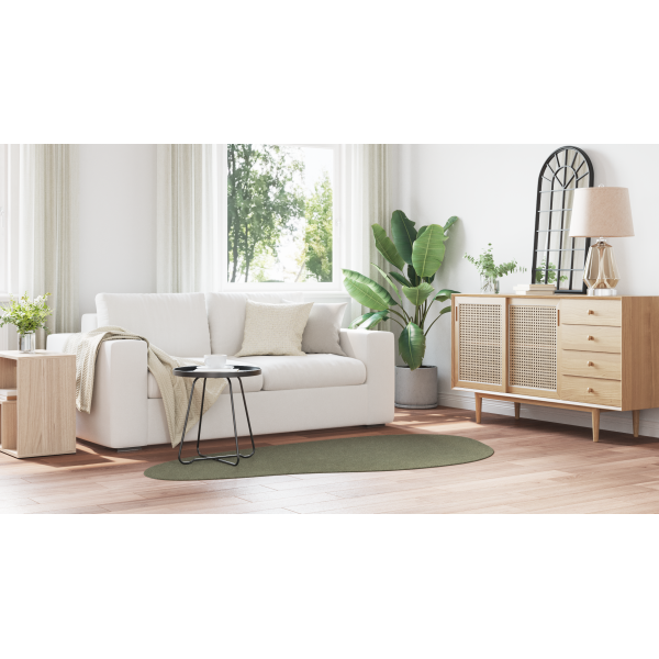 Tapete Verde Floresta 100 x 200 cm Lã M 4