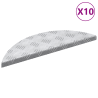 Escalones de Aluminio 10 pcs Antideslizante 60x18 cm 2