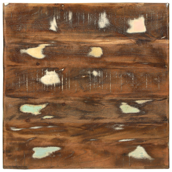 Mesa de Café 50x50x35 cm Madeira Sólida Recuperada M 5