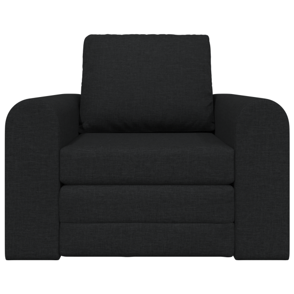 Sofá Cama 2-em-1 Preto 98x71x83 cm Tecido M 5