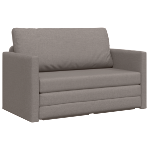 Sofá-Cama 2 em 1 Taupe 124x71x78 cm Tecido H