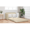 Sofá cama 2 en 1 Crema 124x71x78 cm Tela 4