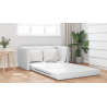 Sofá Cama de Suelo 2 en 1 Blanco 124x71x78 cm Cuero Sintético 4