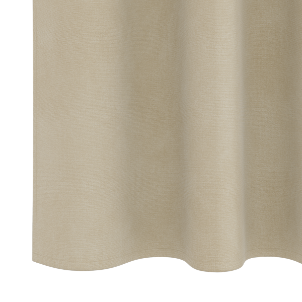 Cortinas opacas con cinta superior 2 piezas terciopelo crema M 5