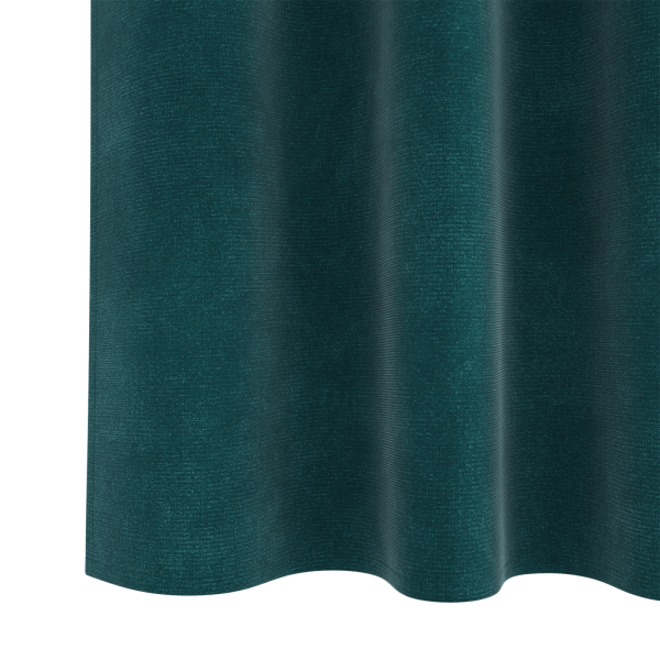 Cortinas opacas con cinta superior 2 piezas terciopelo verde M 5