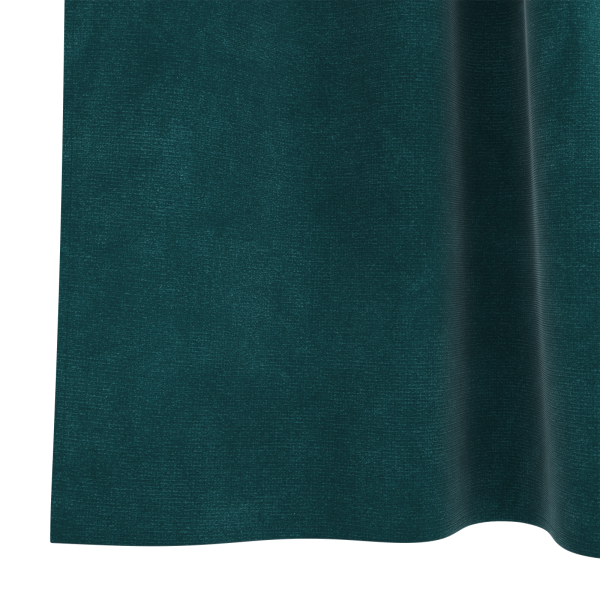 Cortinas opacas con trabillas de colgar 2 pzas terciopelo verde M 5