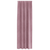 Cortinas Blackout  com fita superior 2 pcs Veludo Rosa Escuro 4