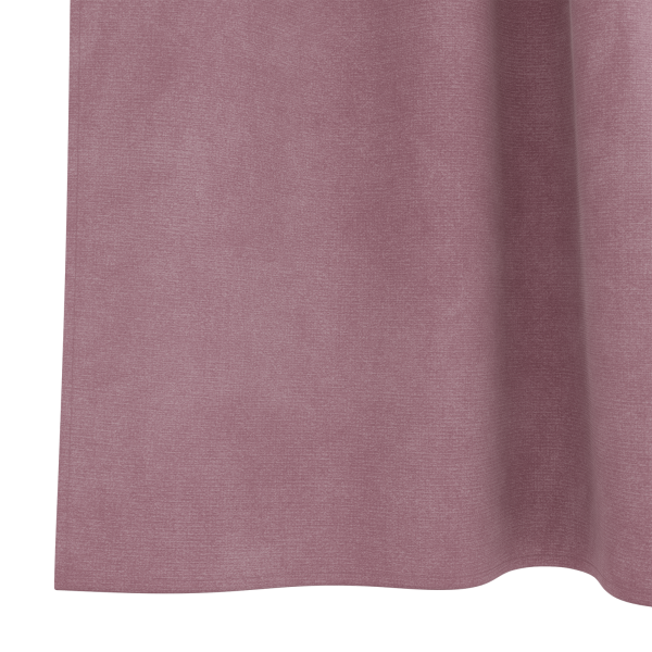 Cortinas Blackout com Laços para Pendurar 2 pcs Veludo Rosa Escuro M 5