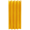 Cortinas Blackout  com Ilhós 2 pcs Amarelo Mostarda Veludo 3