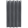 Cortinas opacas con ojales 2 piezas terciopelo gris claro 3