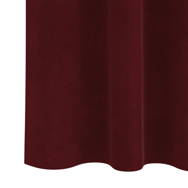 Cortinas Blackout  com fita superior 2 pcs Vermelho Bordô Veludo M 5