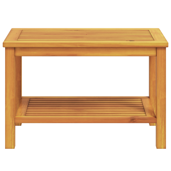 Mesa de Café 70x40x45 cm de Madera Maciza de Acacia M 4