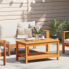 Mesa de Café 90x50x45 cm de Madera Maciza de Acacia 1