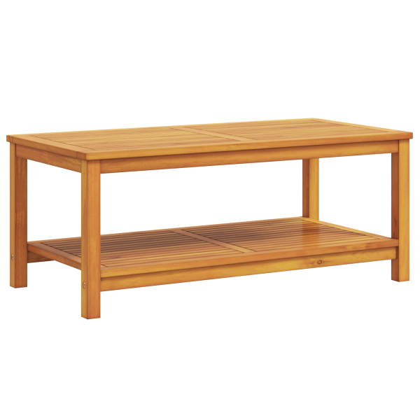Mesa de Café 110x55x45 cm de Madera Maciza de Acacia M 2