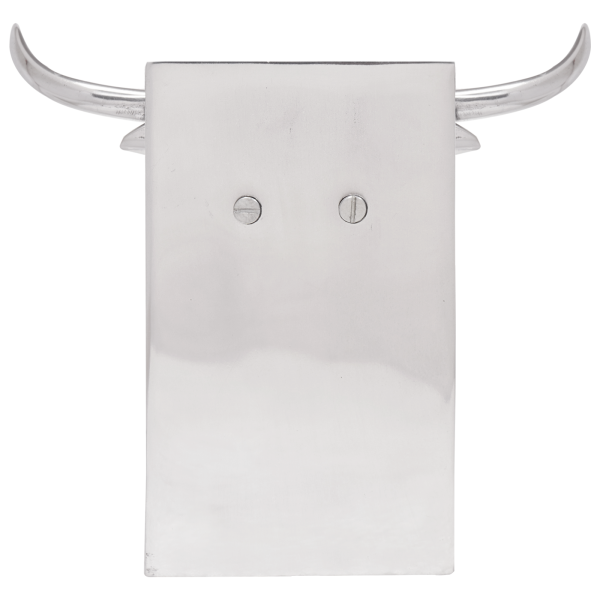 Apoios de livros 2 pcs Prateado 21.5x15.5x20 cm Alumínio Bull M 2