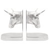 Apoios de livros 2 pcs Prateado 21.5x15.5x20 cm Alumínio Bull 4