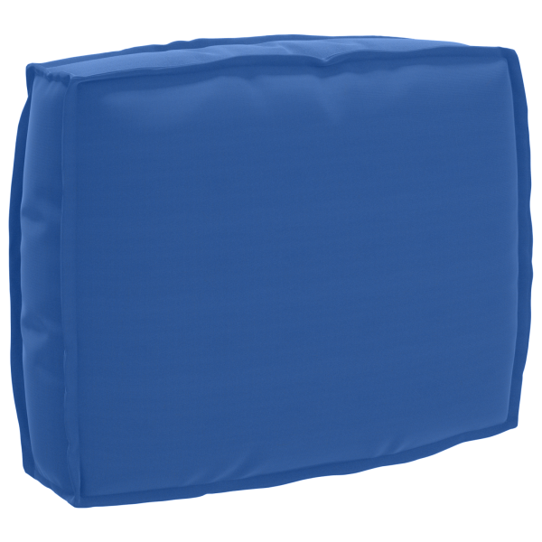 Cojín para Palet para Respaldo Azul Real 50x40x12 cm Tela Oxford D