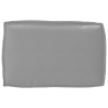 Cojín de Pallet de respaldo gris 60x40x12 cm Tela Oxford 5