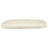 Cojín de Palets para Asiento/Respaldo Crema 120x60x12 cm Tela Oxford 3