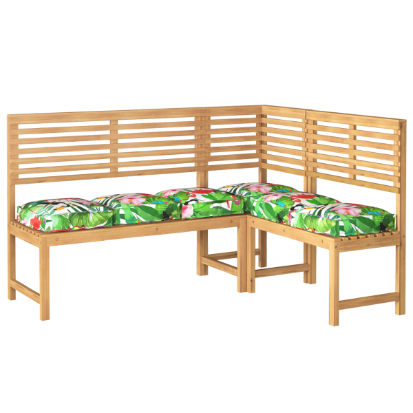 Almofadas de Palete para Assento 6 pcs Tropical Jungle 40x40x8 cm Tecido Oxford M 3