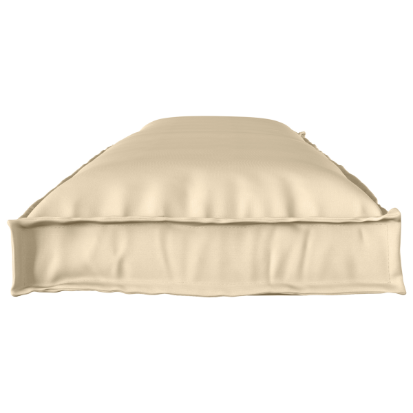 Cojín de Pallet para Banco Beige 150x40x8 cm de Tela Oxford M 3