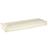 Almofadas de Palete para Banco 2 pcs Creme 120x40x8 cm Tecido Oxford 2