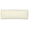 Almofadas de Palete para Banco 2 pcs Creme 120x40x8 cm Tecido Oxford 5