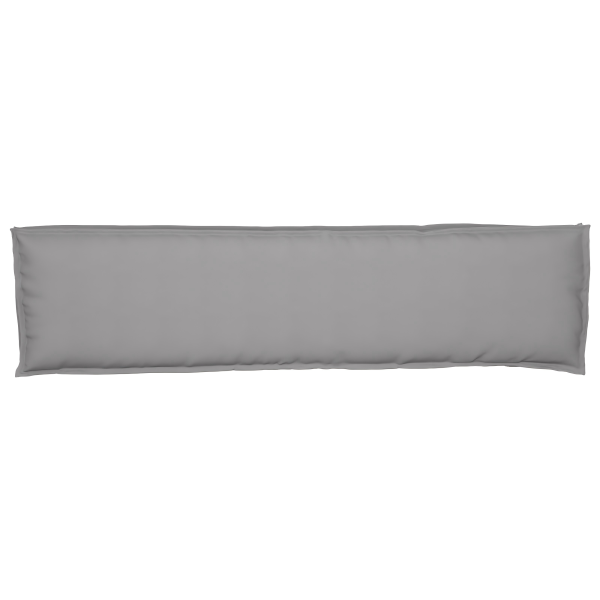 Cojines de Palet para Banco 2 pcs Gris 150x40x8 cm Tela Oxford M 5