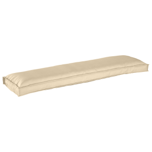 Cojines para Pallet para Banco 2 pcs Beige 150x40x8 cm Tela Oxford H