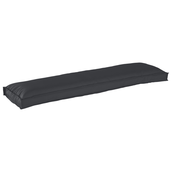Cojines de Pallet para Bancos 2 pcs Negro 150x40x8 cm Tela Oxford M 2