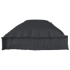 Cushions para Palete para Banco 2 pcs Preto 150x40x8 cm Tecido Oxford 4