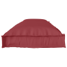 Cushions de Palete para Banco 2 pcs Vermelho Vinho 150x40x8 cm Tecido Oxford 4
