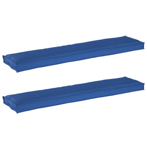 Cojines de Pallet para Banco 2 pcs Azul Real 180x40x8 cm Tela Oxford H