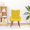 Sillón de relax de terciopelo amarillo 3