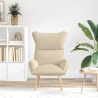 Cadeira Relaxante  em Tecido Creme 3
