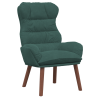 Silla de Relax Verde Oscuro de Terciopelo 2