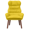 Sillón Relajante de Terciopelo Amarillo 4
