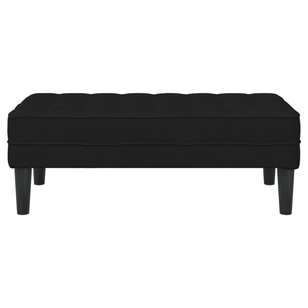 Banco  Preto 113x57x39 cm Tecido M 5