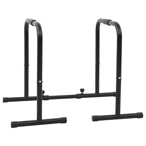 Barra de Dips con Longitud Ajustable. Capacidad de 120 kg. 96-117x67x75 cm Acero D