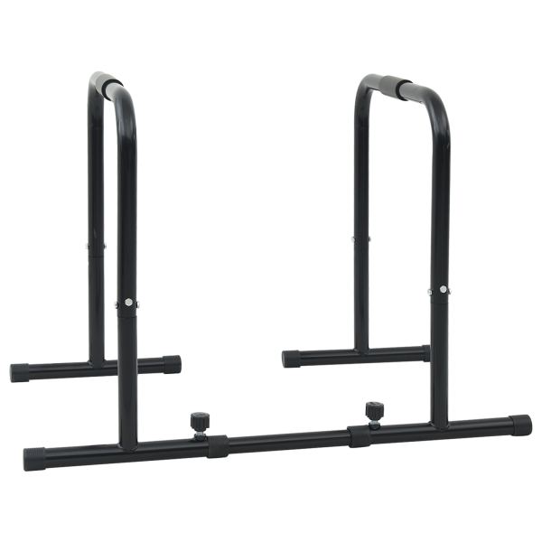 Barra de Dips com Comprimento Ajustável. Capacidade de 120 kg. 96-117x67x75 cm de Aço M 2