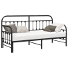 Estructura de sofá cama nido acero negro 75x190 cm 3