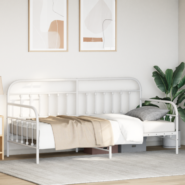 Estrutura de Daybed  Branca 100x190 cm Aço M 5